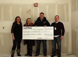 Huronia Alarm & Fire Security Inc. makes $9500 donation in-kind.